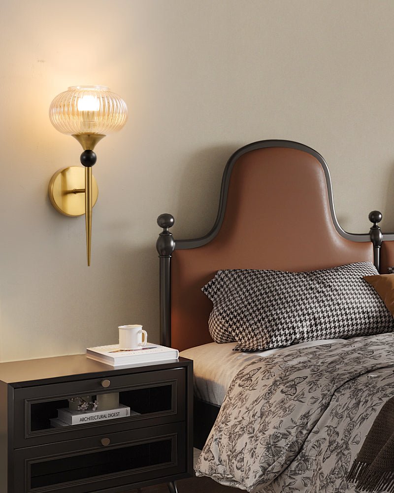 Isabelle Ribbed Wall Sconce - YIOSI