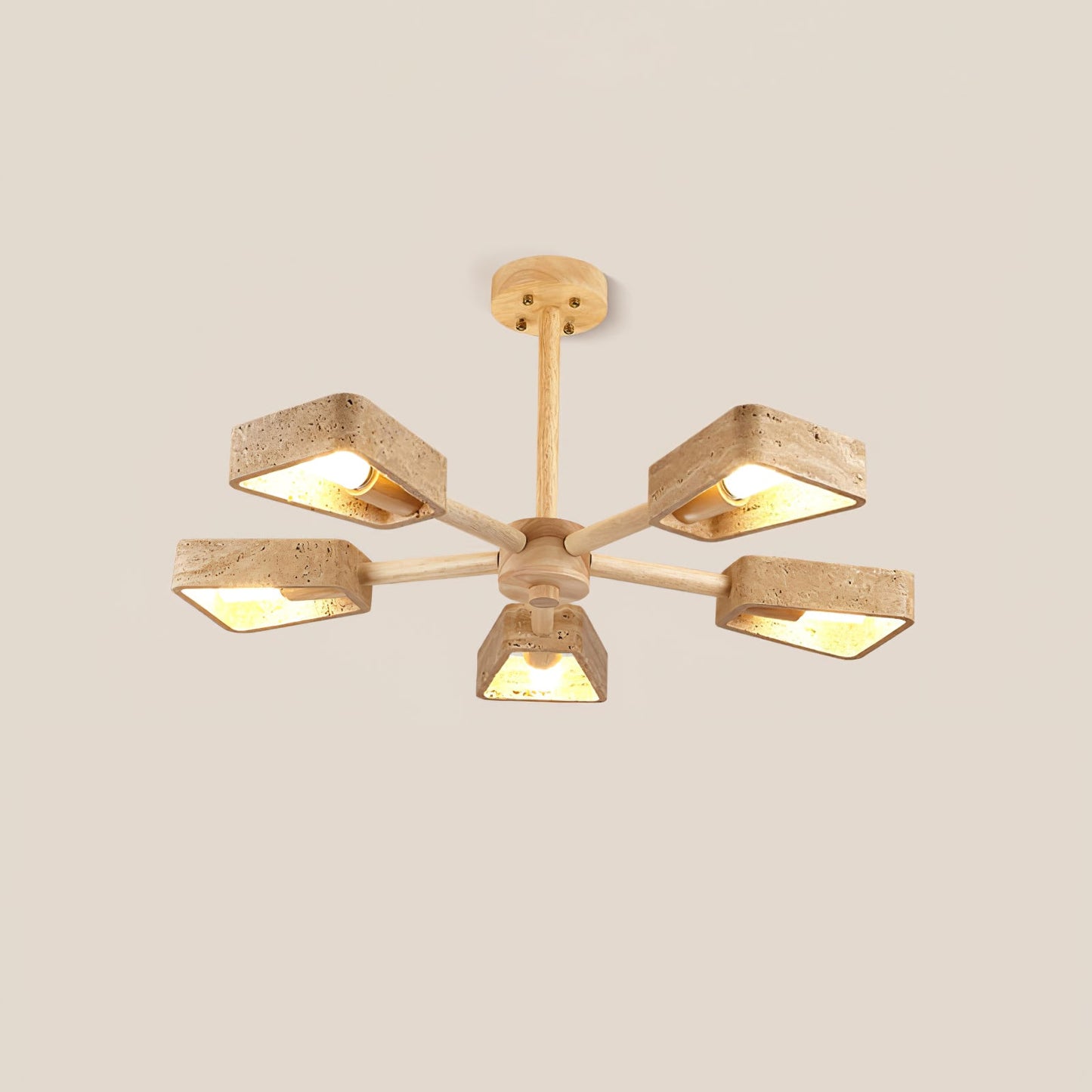 Elementa Travertone Chandelier - YIOSI