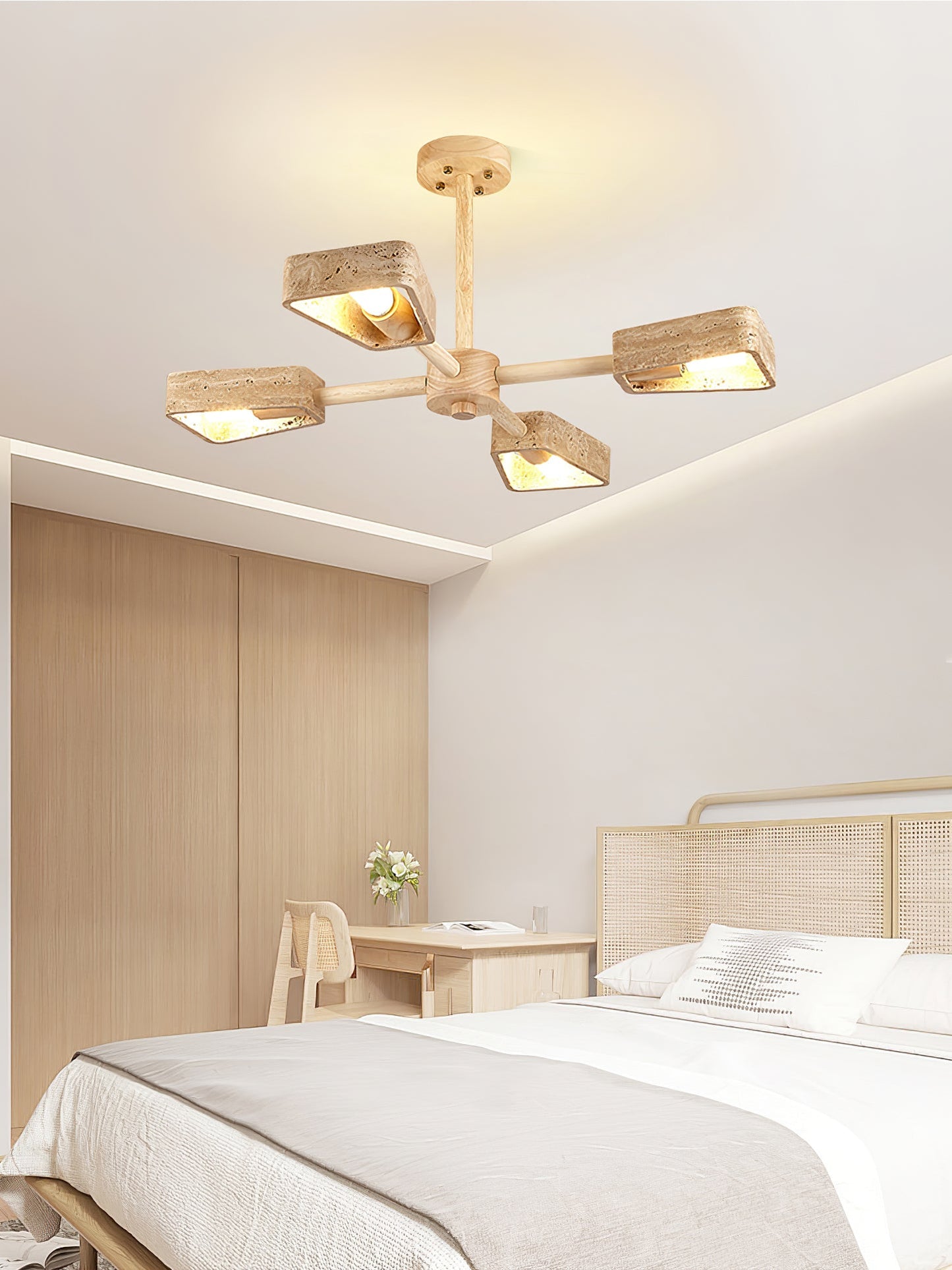 Elementa Travertone Chandelier - YIOSI