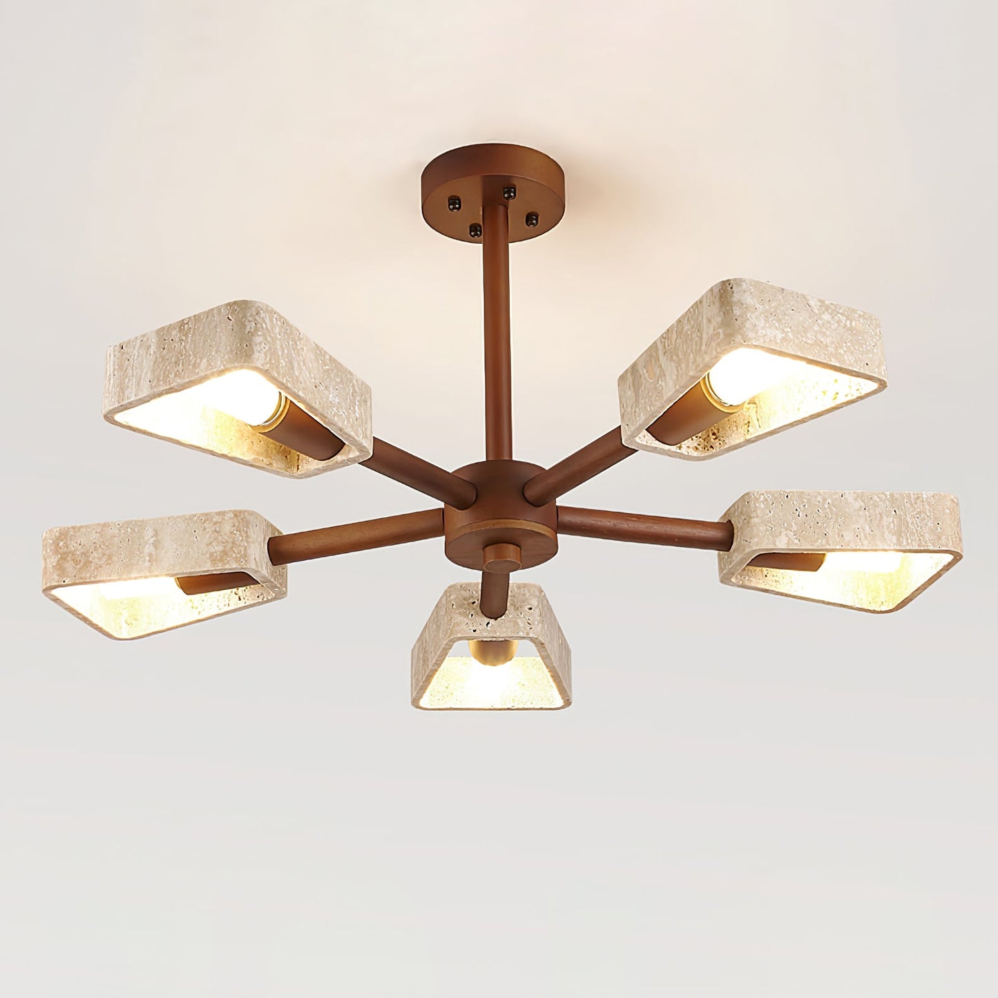 Elementa Travertone Chandelier - YIOSI