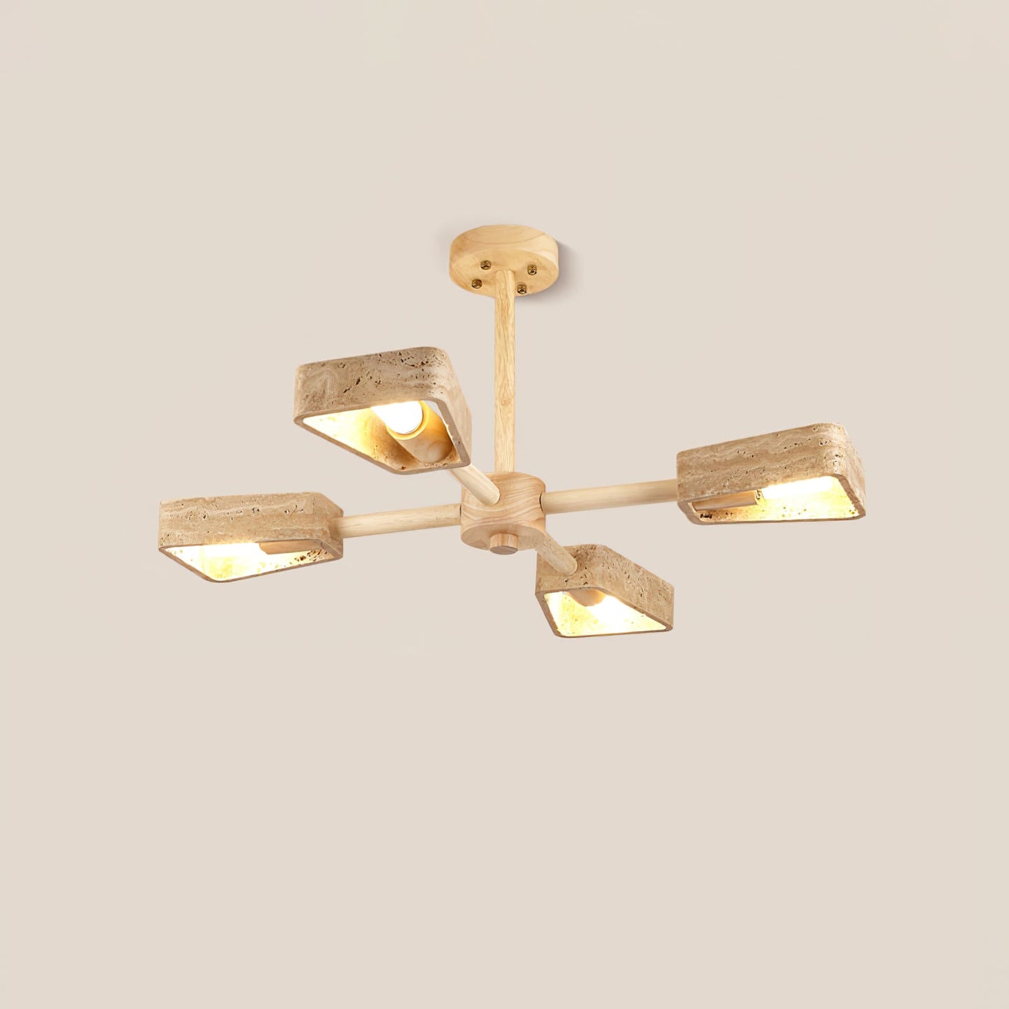 Elementa Travertone Chandelier - YIOSI