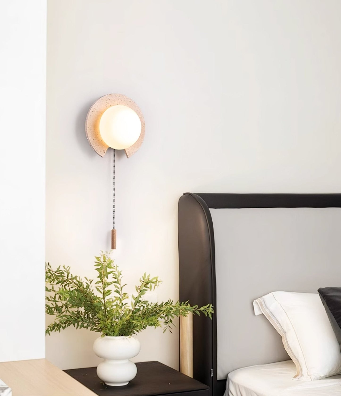 Solclip Travertine Wall Light - YIOSI