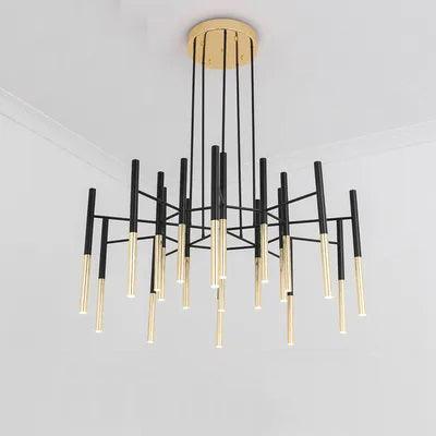 Metal Tubular Chandelier - YIOSI