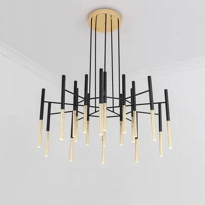 Metal Tubular Chandelier - YIOSI