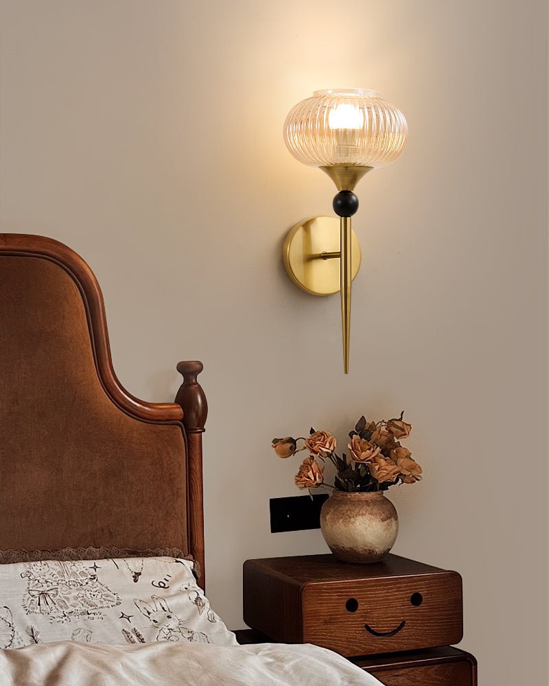 Isabelle Ribbed Wall Sconce - YIOSI