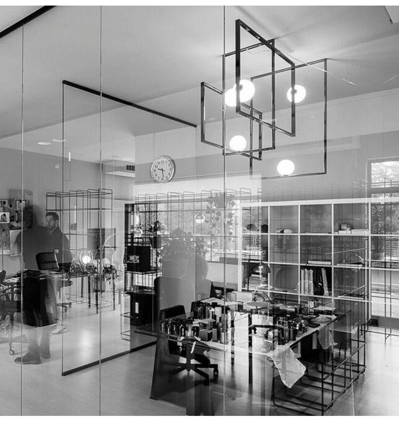 Mondrian Glass Ceiling Light - YIOSI