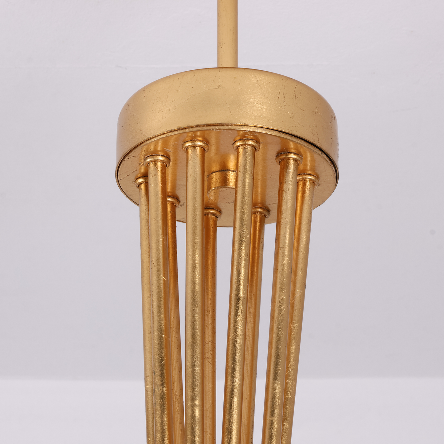 Modern Oval Shaped Glass Chandelier