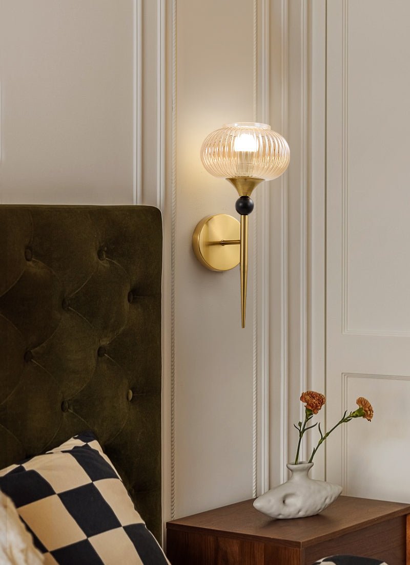 Isabelle Ribbed Wall Sconce - YIOSI