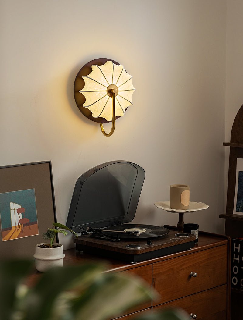 Elowen Fabric Wall Light - YIOSI