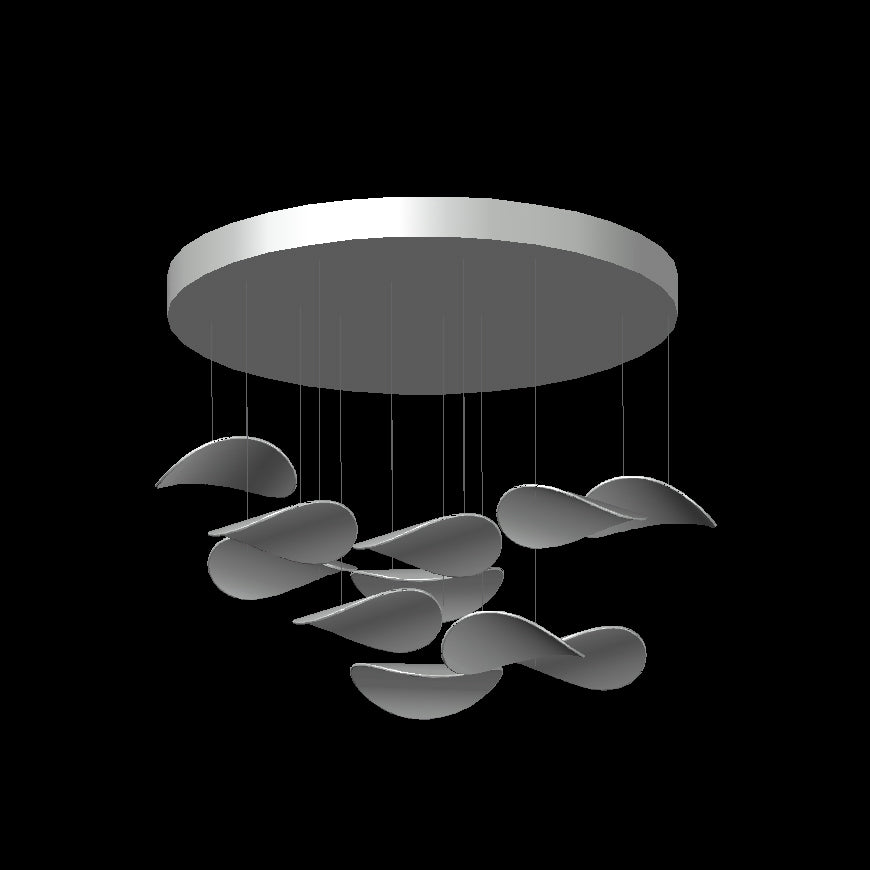 Wave Floating Leaf Chandelier - YIOSI