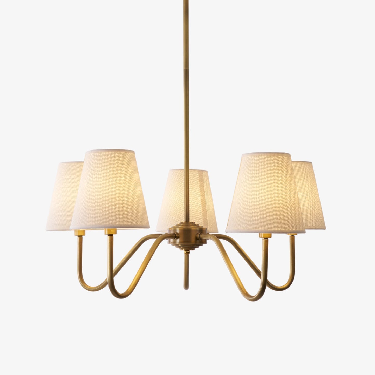 Opaluxe Brass Chandelier - YIOSI