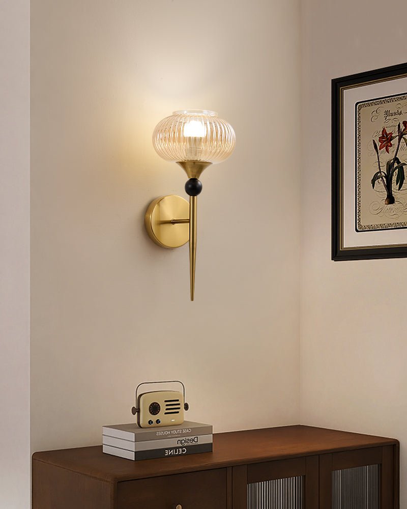 Isabelle Ribbed Wall Sconce - YIOSI