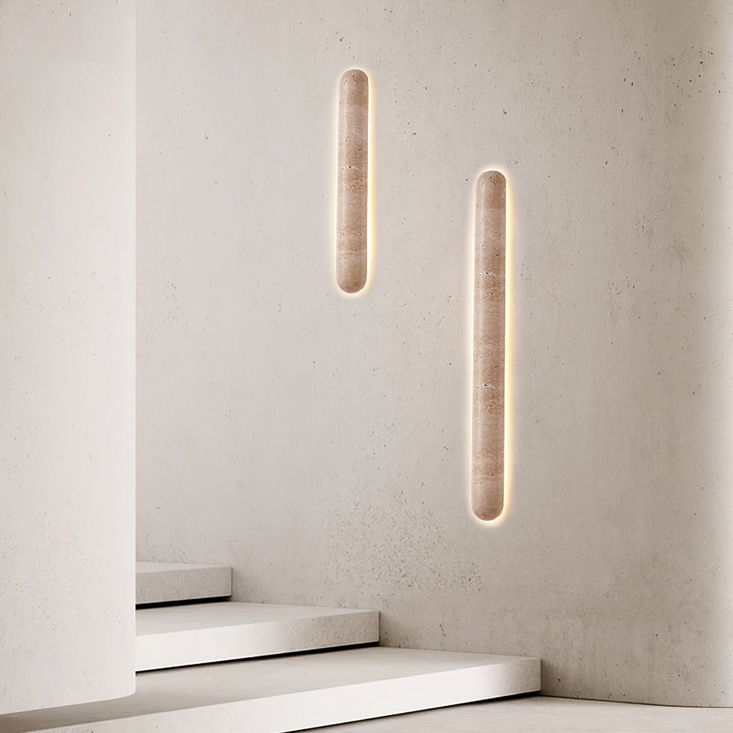 Liora Travertine Wall Sconce - YIOSI