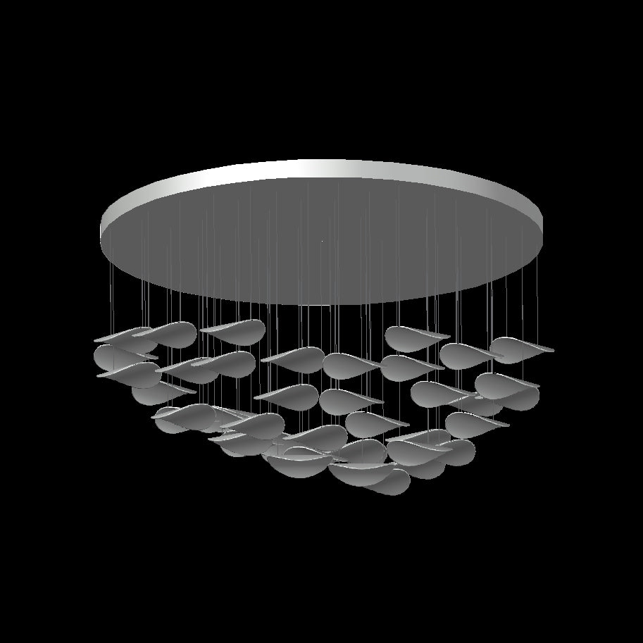 Wave Floating Leaf Chandelier - YIOSI