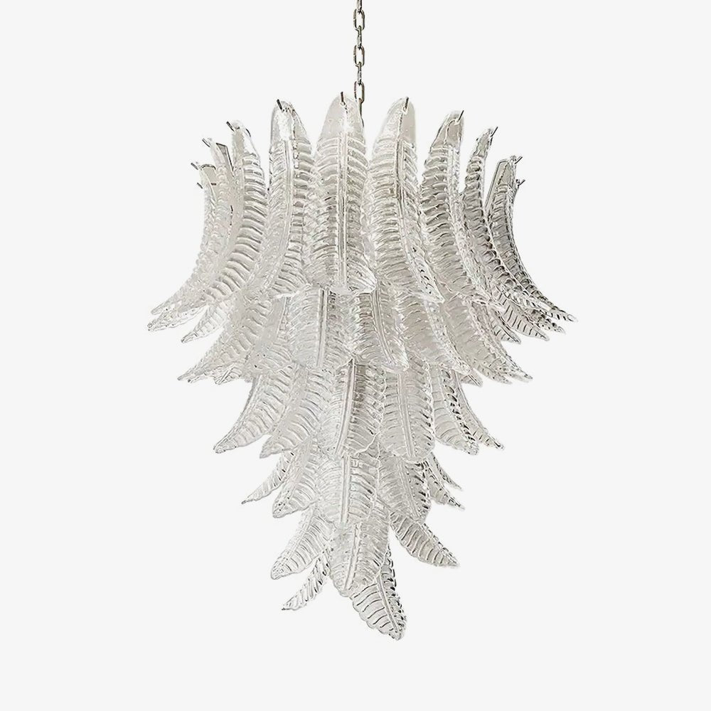 Rosalind Murano Clear Glass Chandelier - YIOSI