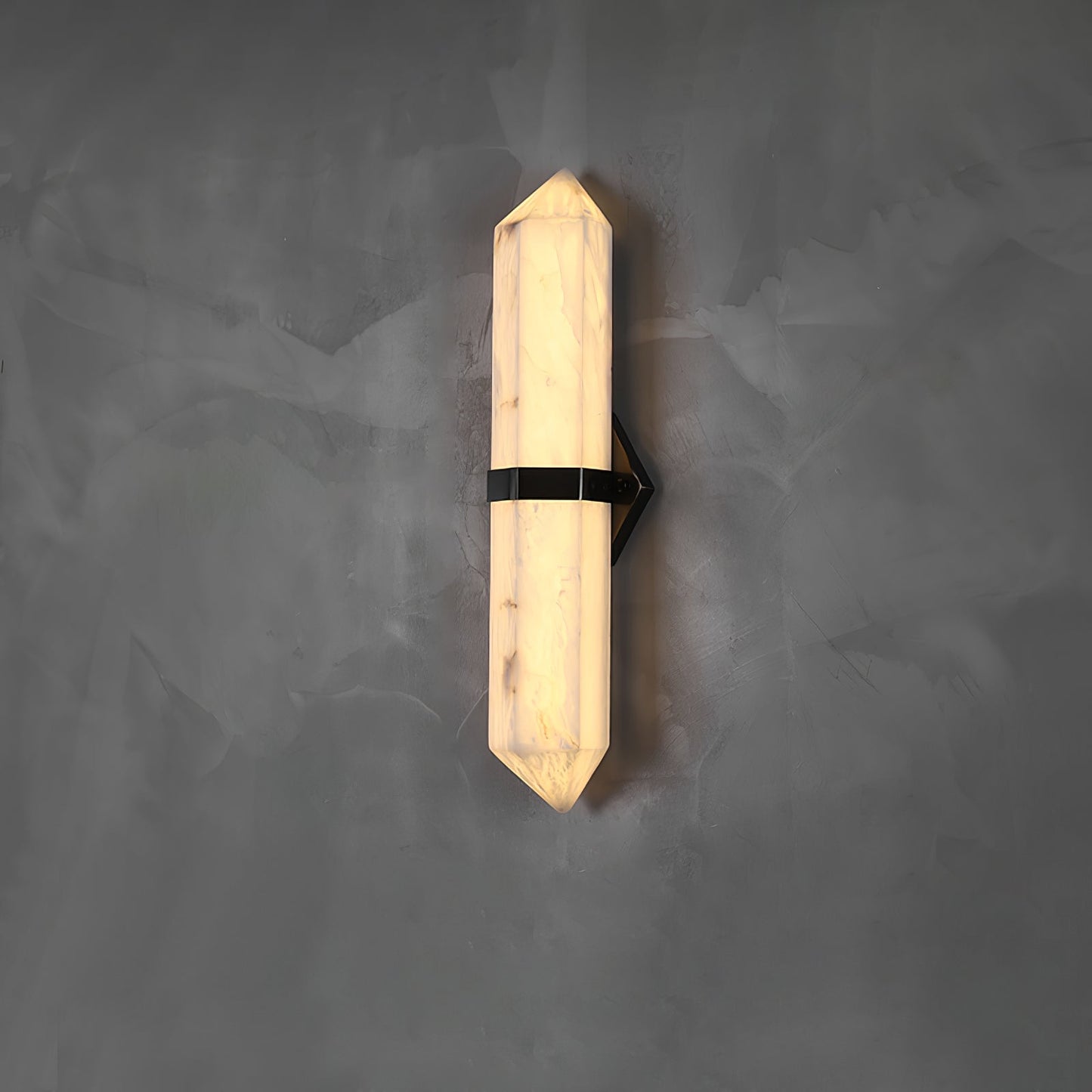 Alabaster Obelisk Wall Sconce - YIOSI