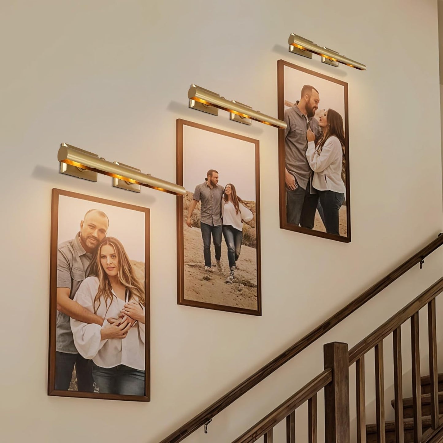 Wall-mounted mirror front wall lamp