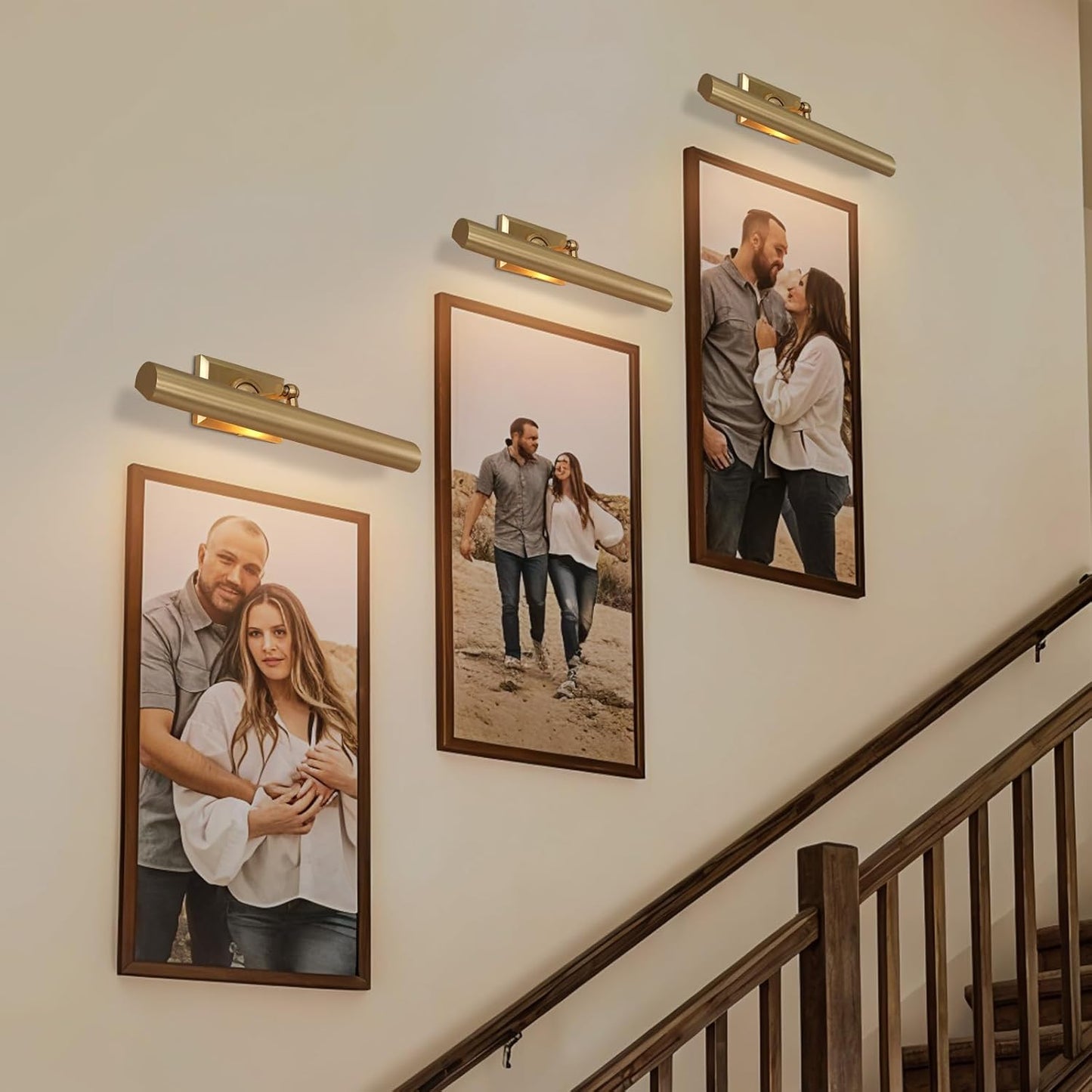 Wall-mounted mirror front wall lamp