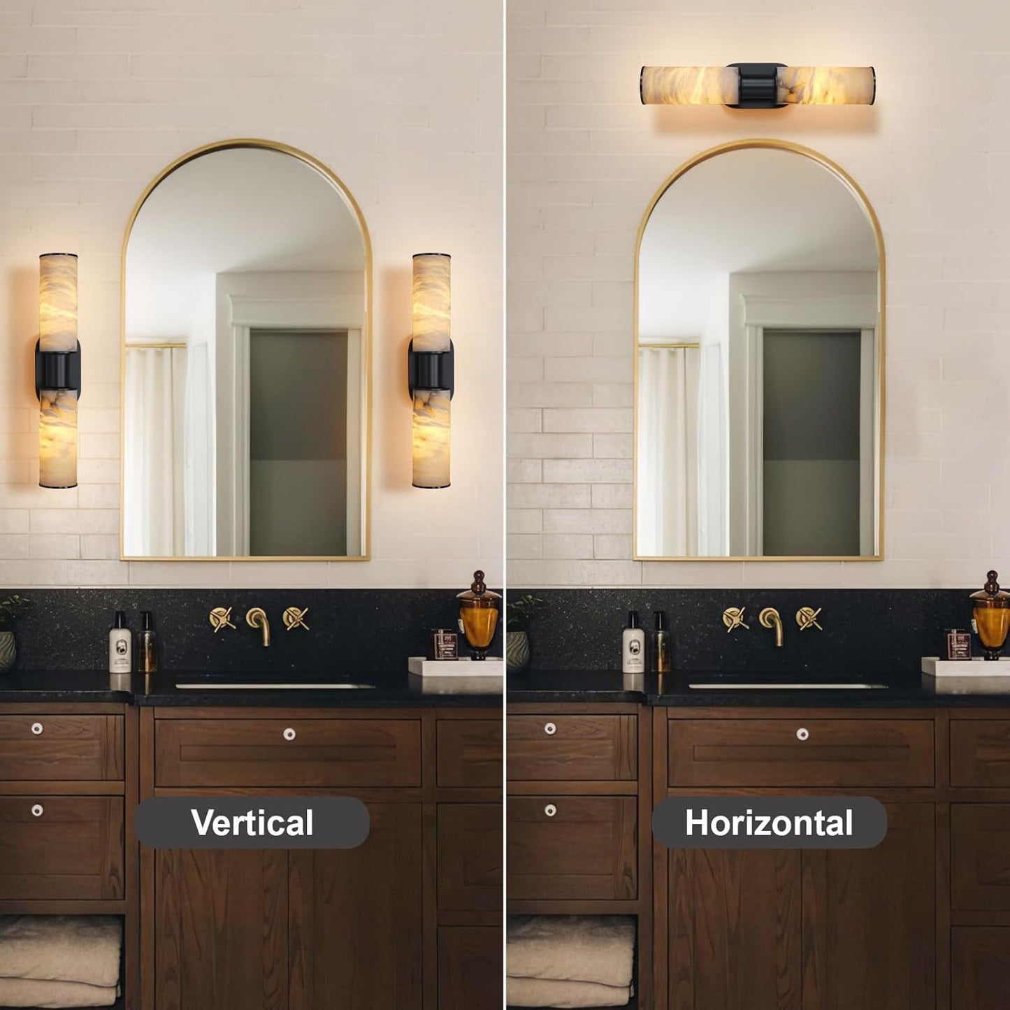 22.2’’ Alabaster Wall Sconce