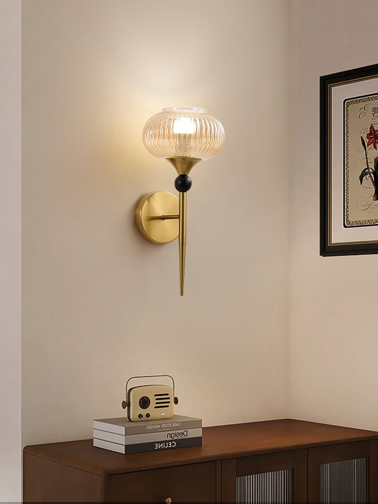 Isabelle Ribbed Wall Sconce - YIOSI