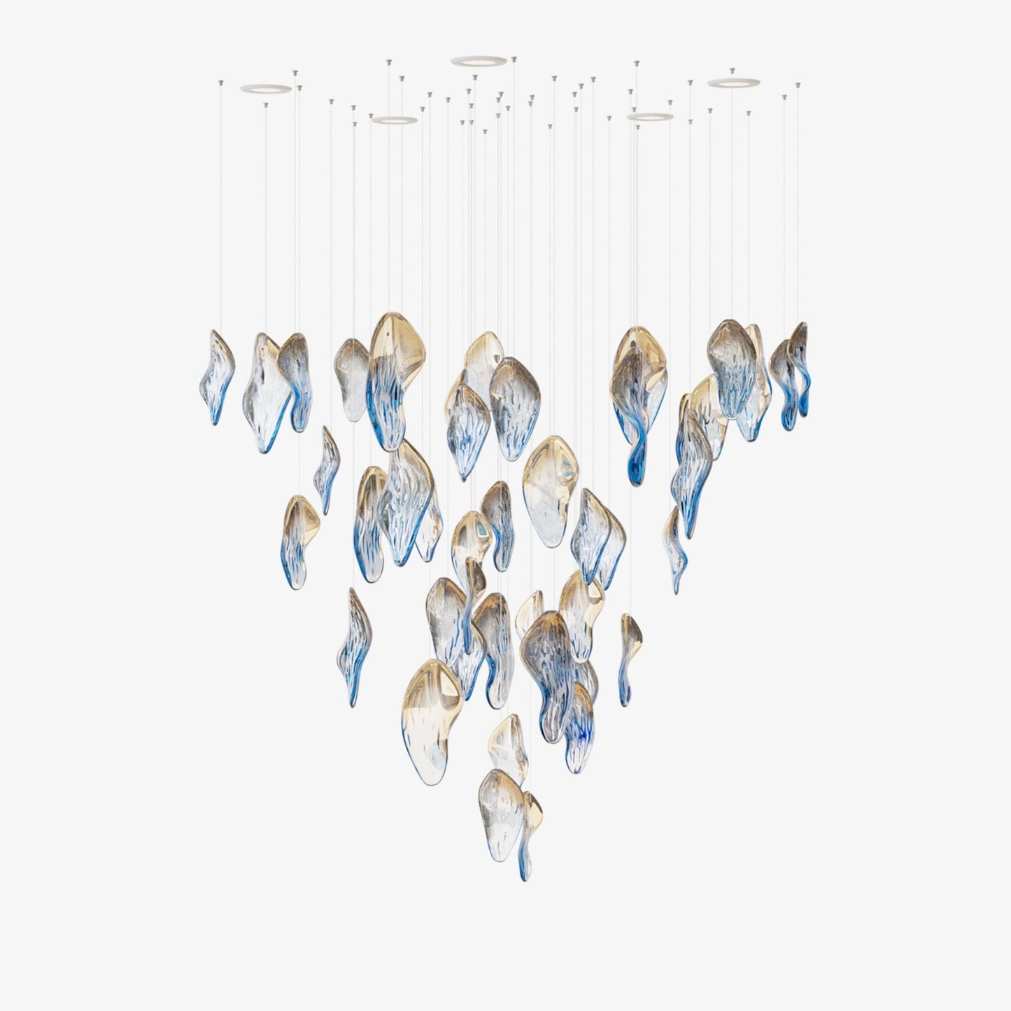 Ocean Drift Blown Glass Customize Chandelier - YIOSI