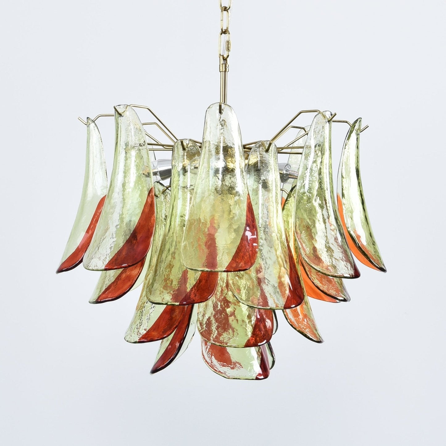 Emerald Flame Murano Glass Chandelier - YIOSI