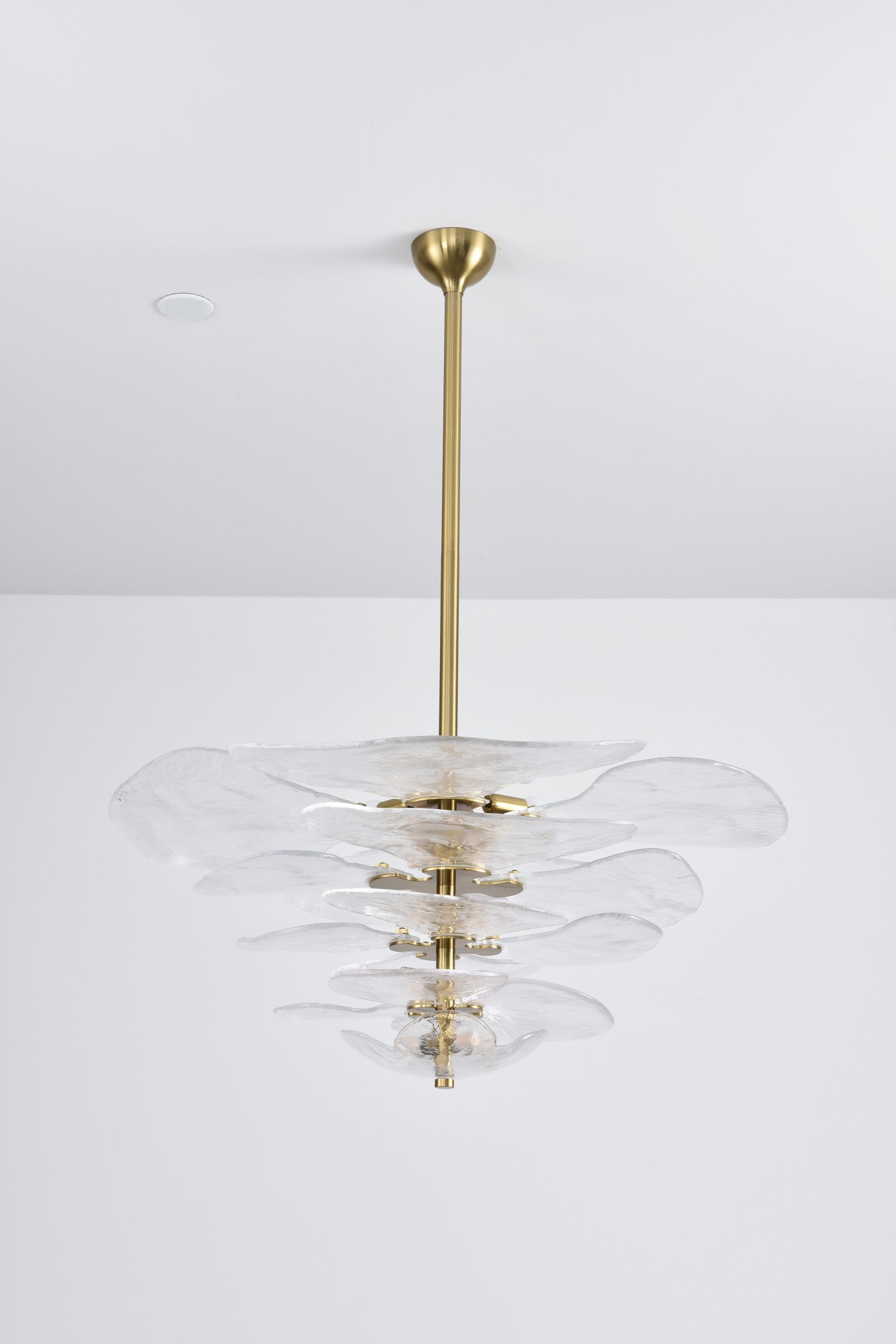 Petals Gold Murano Chandelier - YIOSI