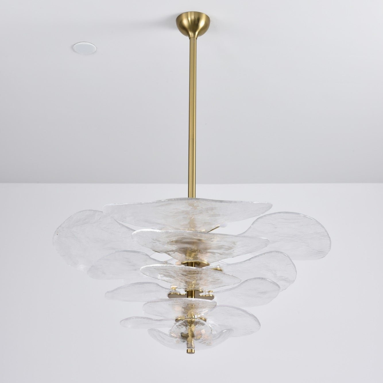 Petals Gold Murano Chandelier - YIOSI