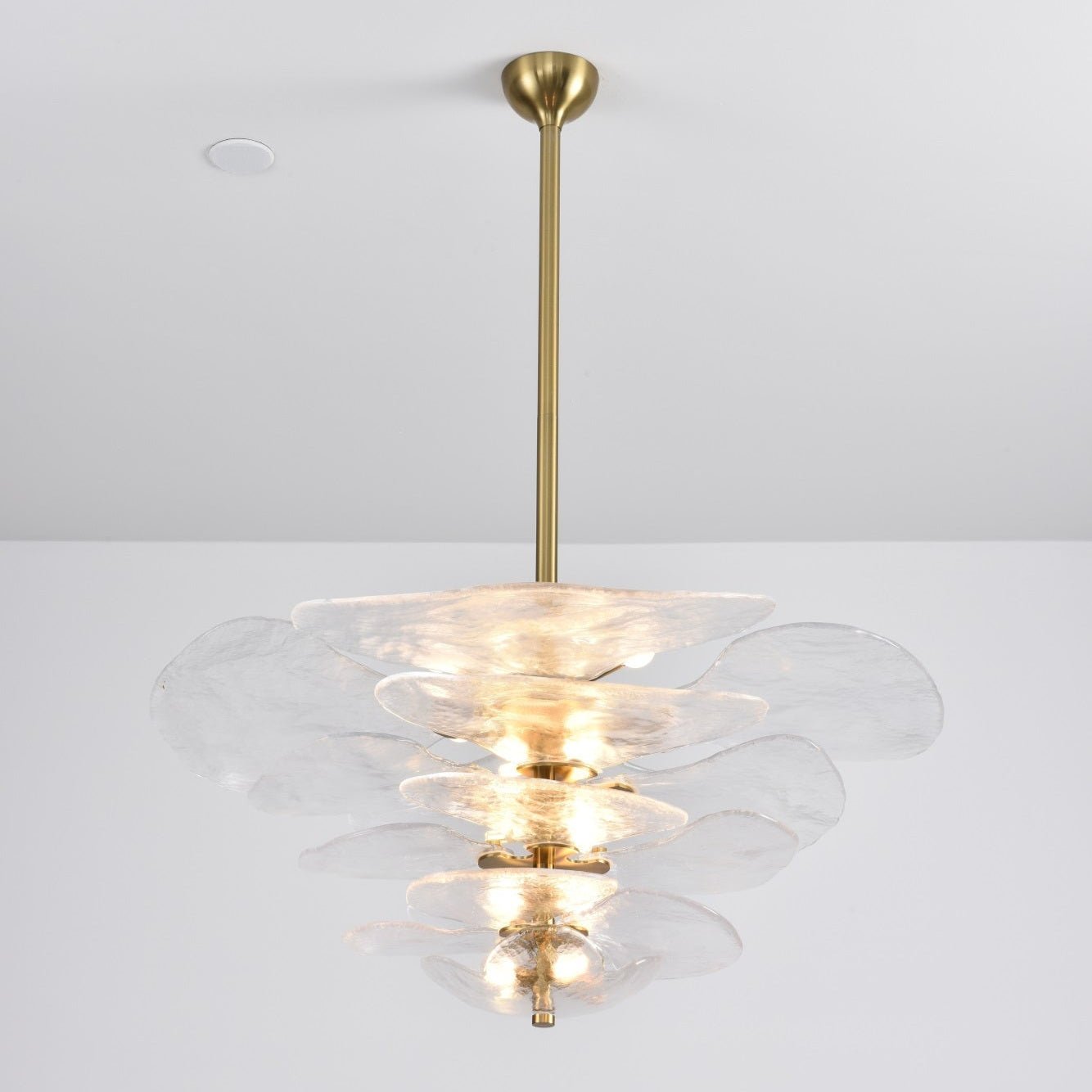 Petals Gold Murano Chandelier - YIOSI