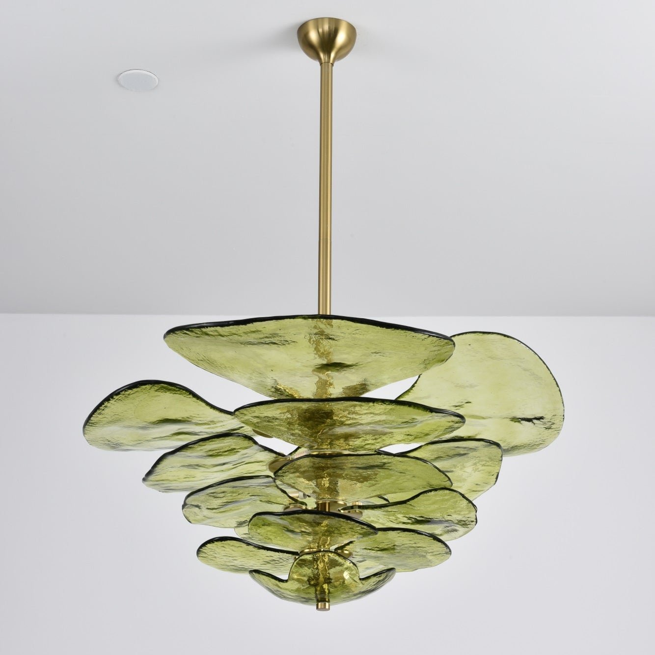 Petals Gold Murano Chandelier - YIOSI