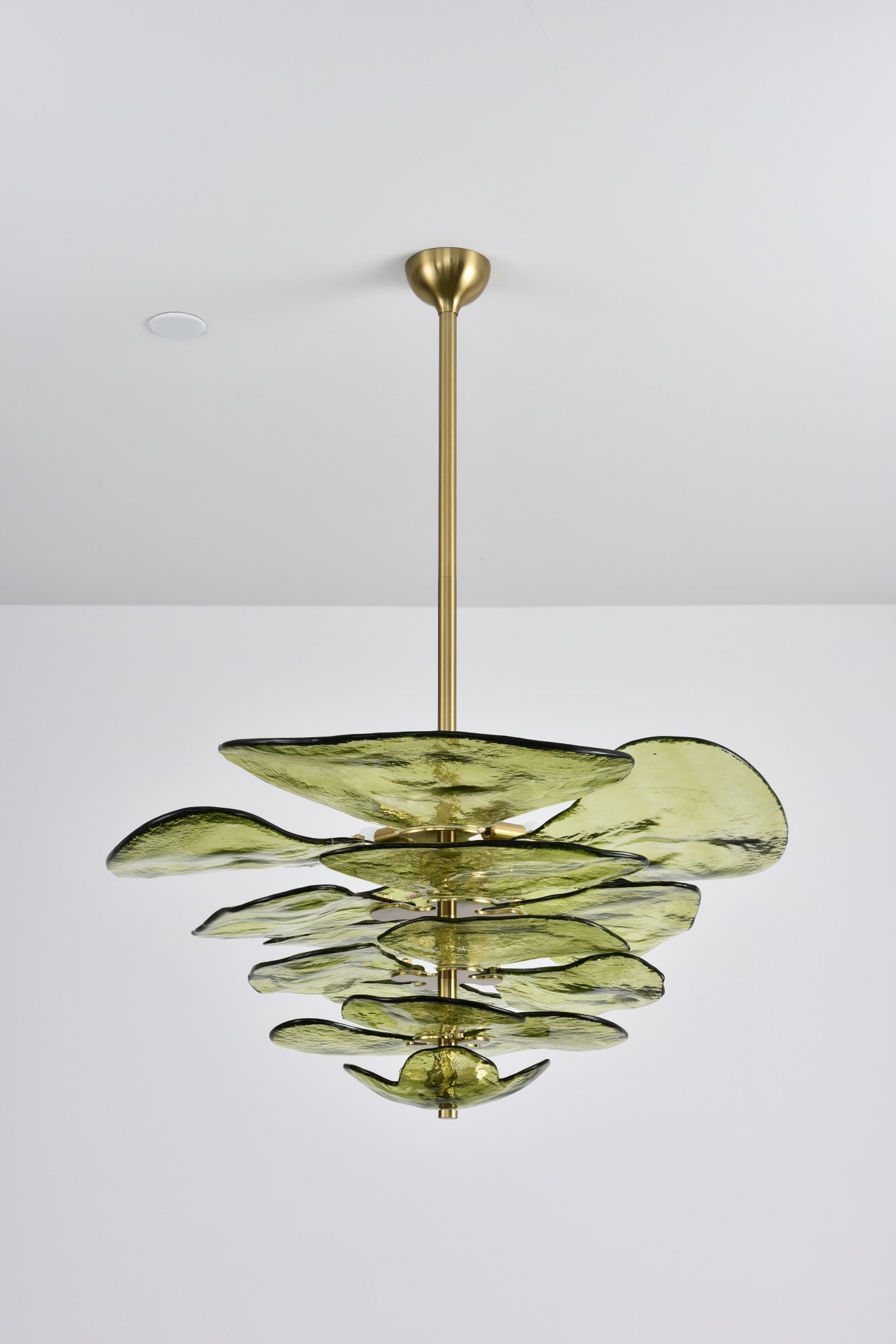 Petals Gold Murano Chandelier - YIOSI