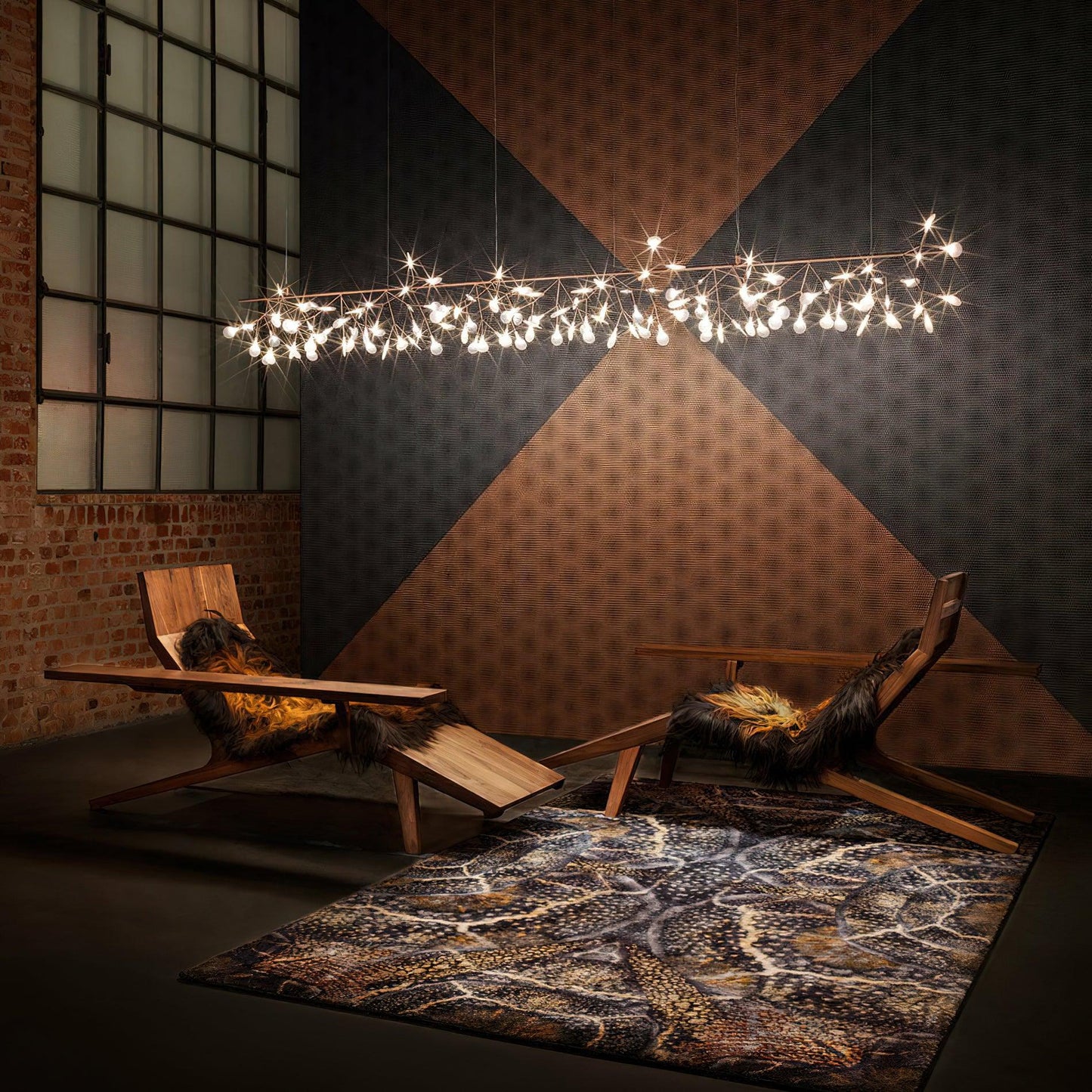 Long Style Firefly LED Chandelier - YIOSI