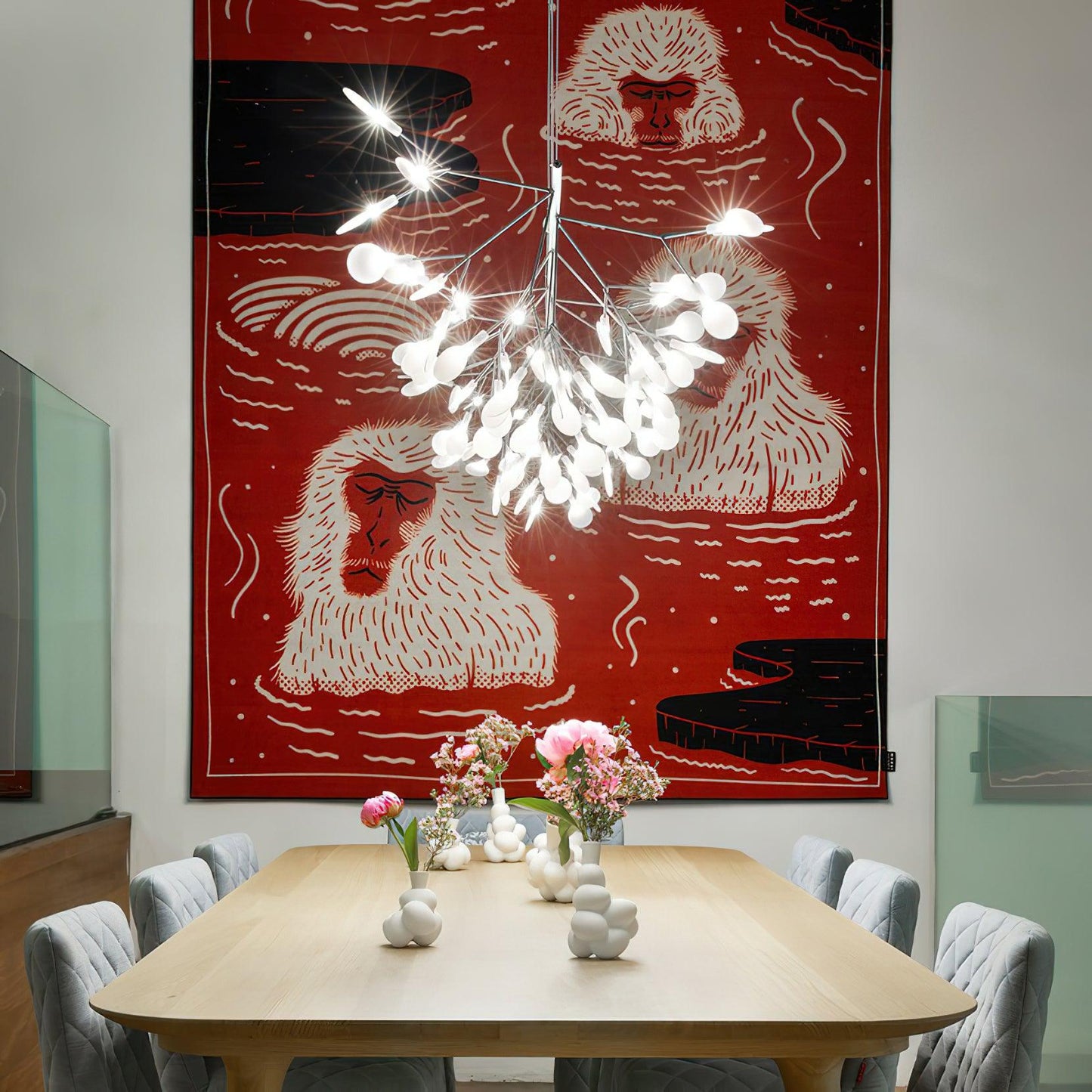 Long Style Firefly LED Chandelier - YIOSI