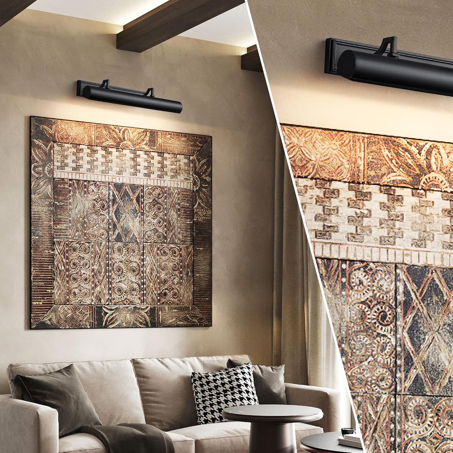 Copper art wall lamp