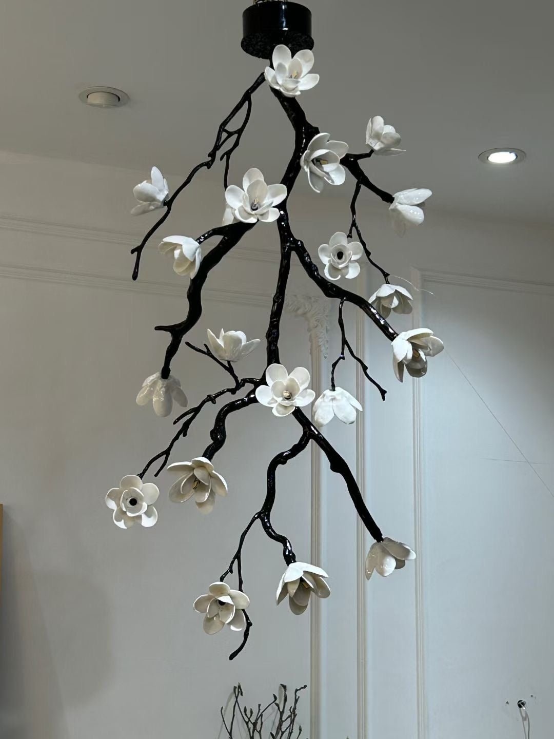 Large Long Branch Flower Chandelier - YIOSI