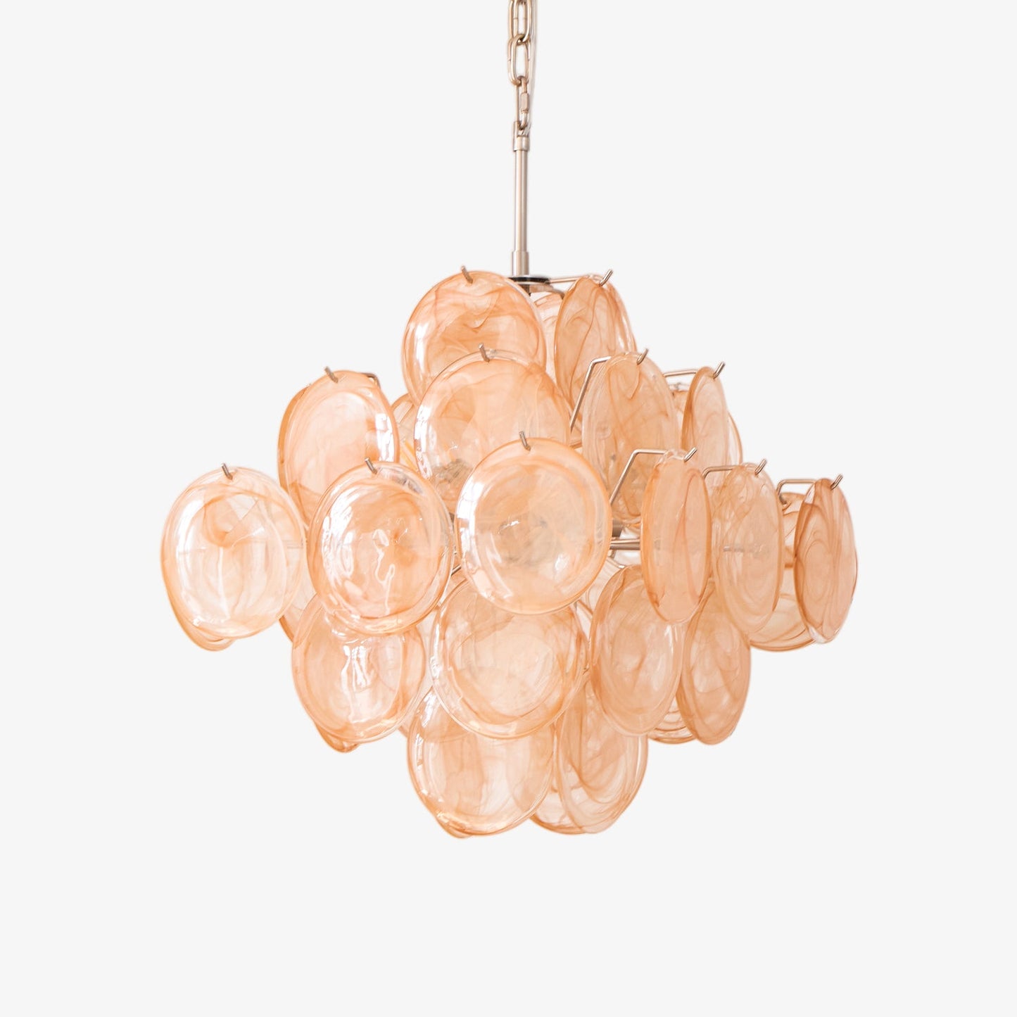 Aurelia Apricot Murano Glass Chandelier - YIOSI