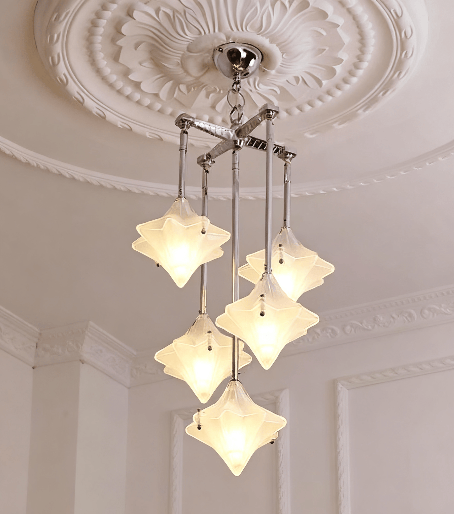 Elowen Long Prism Star Chandelier - YIOSI