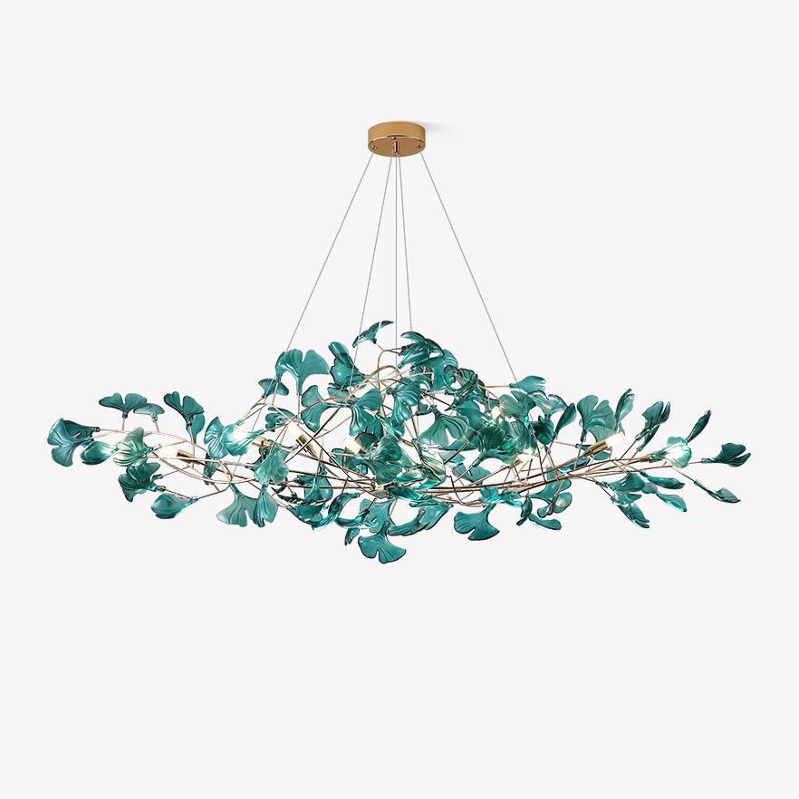 Acrylic Ginkgo Leaf Chandelier - YIOSI