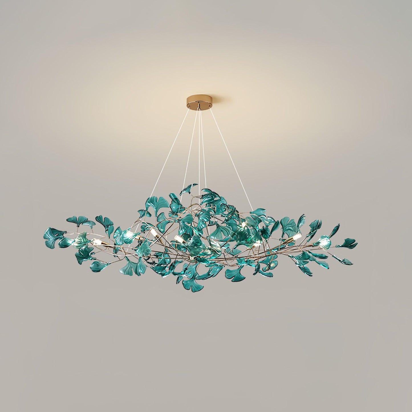 Acrylic Ginkgo Leaf Chandelier - YIOSI