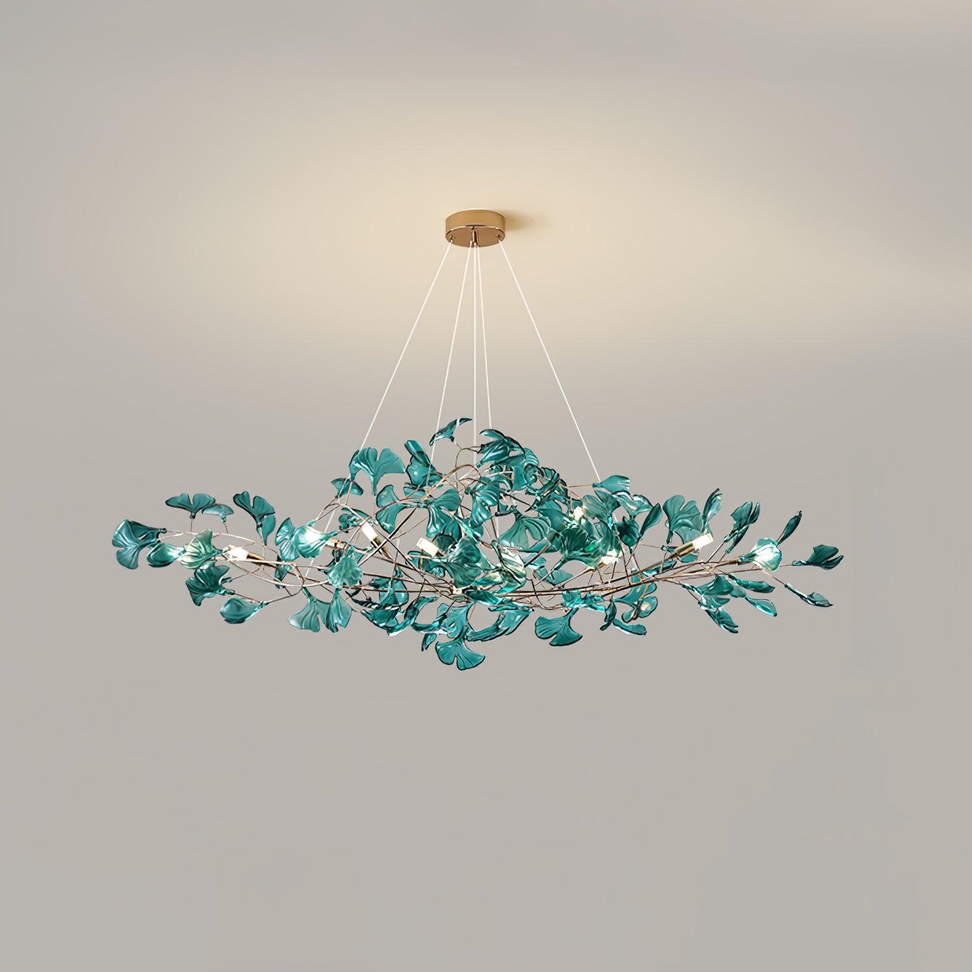 Acrylic Ginkgo Leaf Chandelier - YIOSI