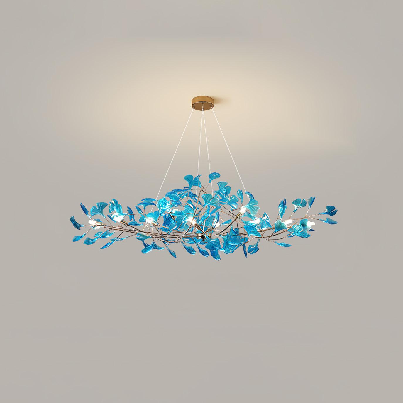 Acrylic Ginkgo Leaf Chandelier - YIOSI