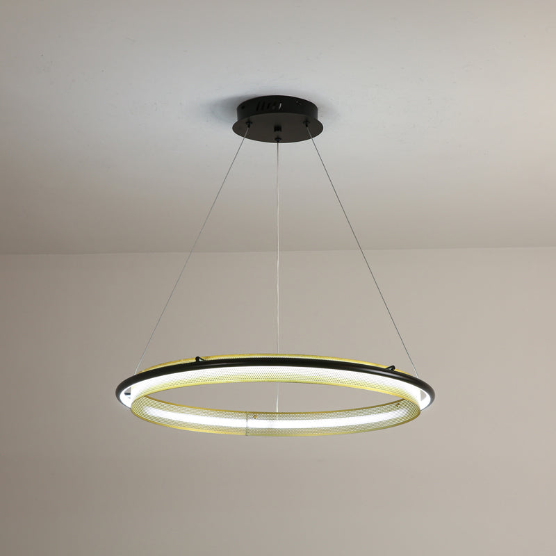 Acrylic LED Round Chandelier - YIOSI