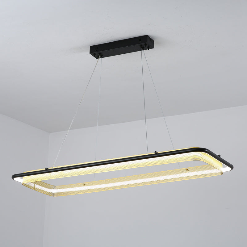 Acrylic LED Round Chandelier - YIOSI