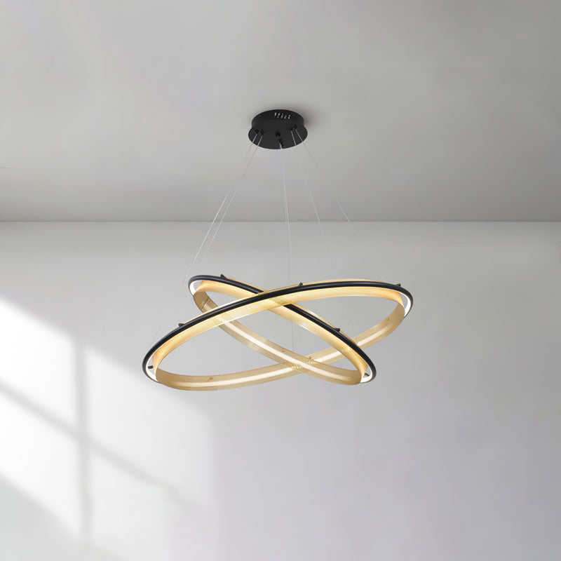 Acrylic LED Round Chandelier - YIOSI