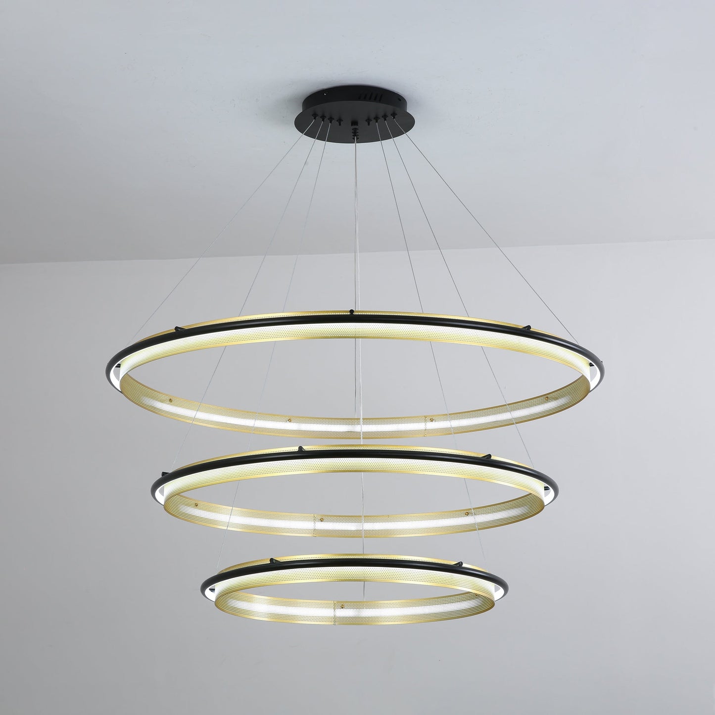 Acrylic LED Round Chandelier - YIOSI
