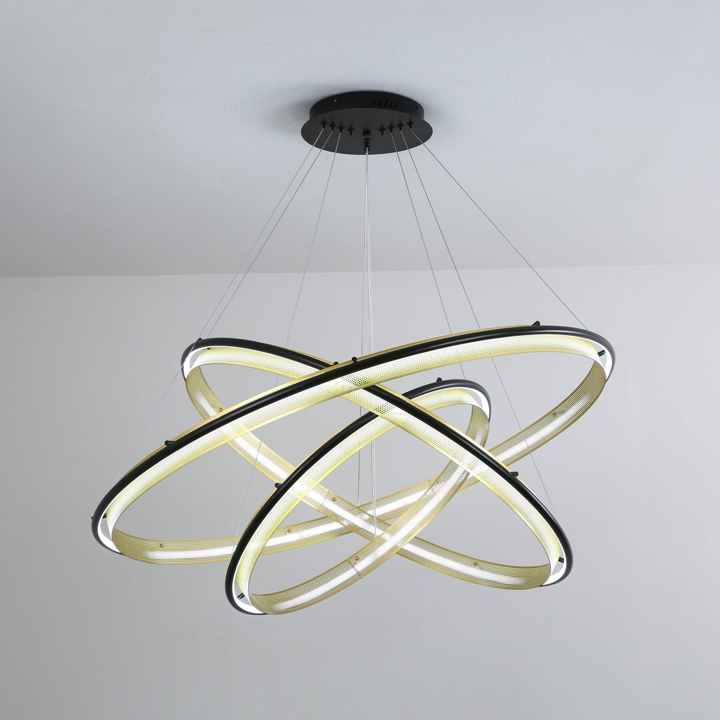 Acrylic LED Round Chandelier - YIOSI