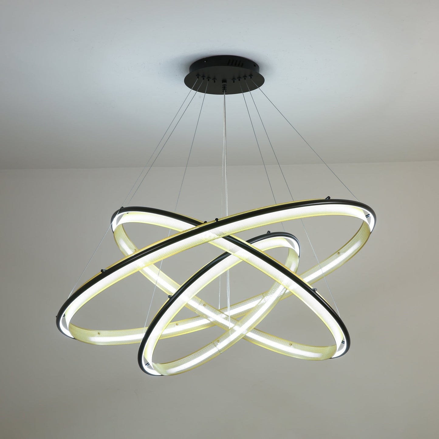 Acrylic LED Round Chandelier - YIOSI