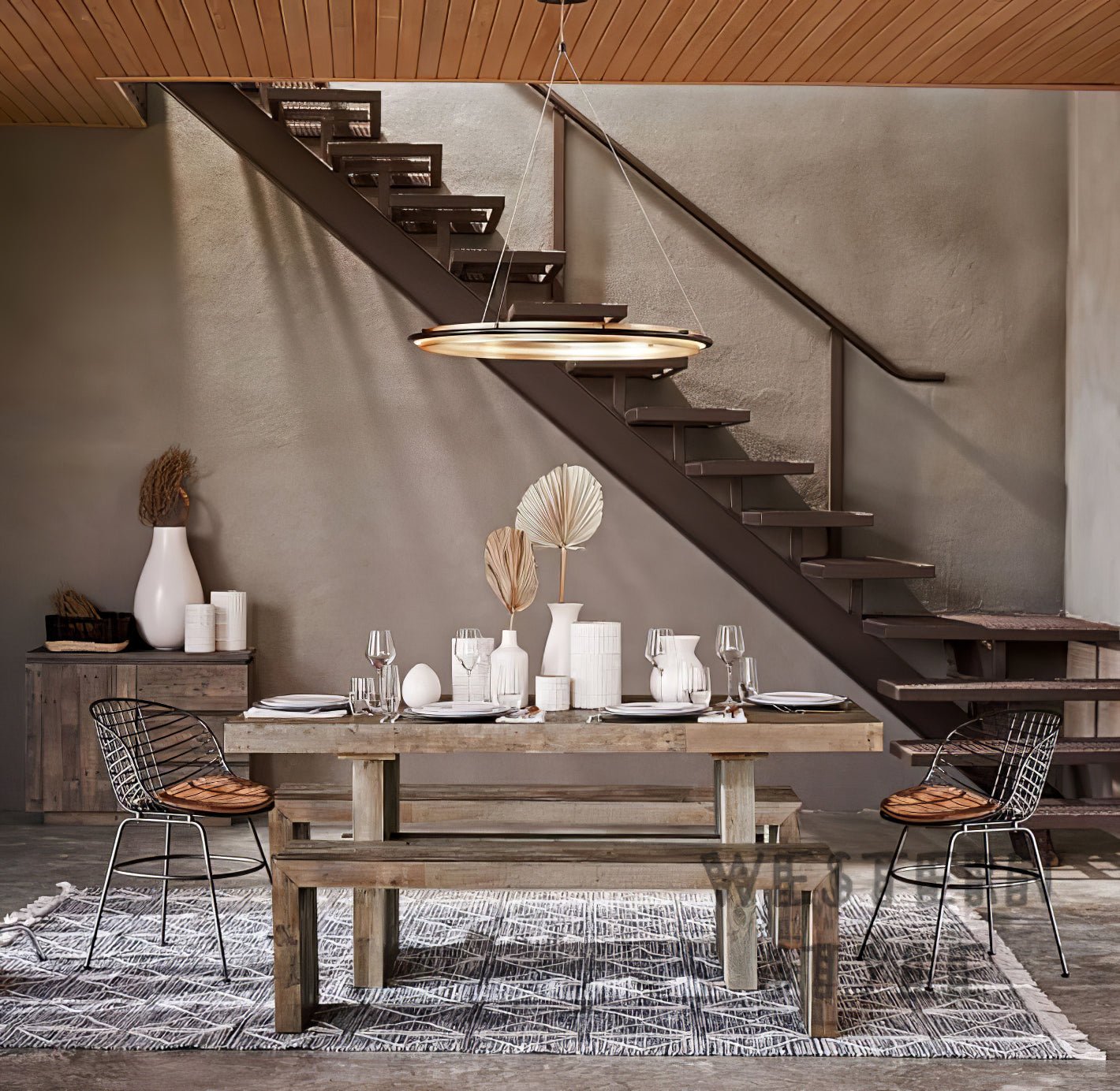 Acrylic LED Round Chandelier - YIOSI