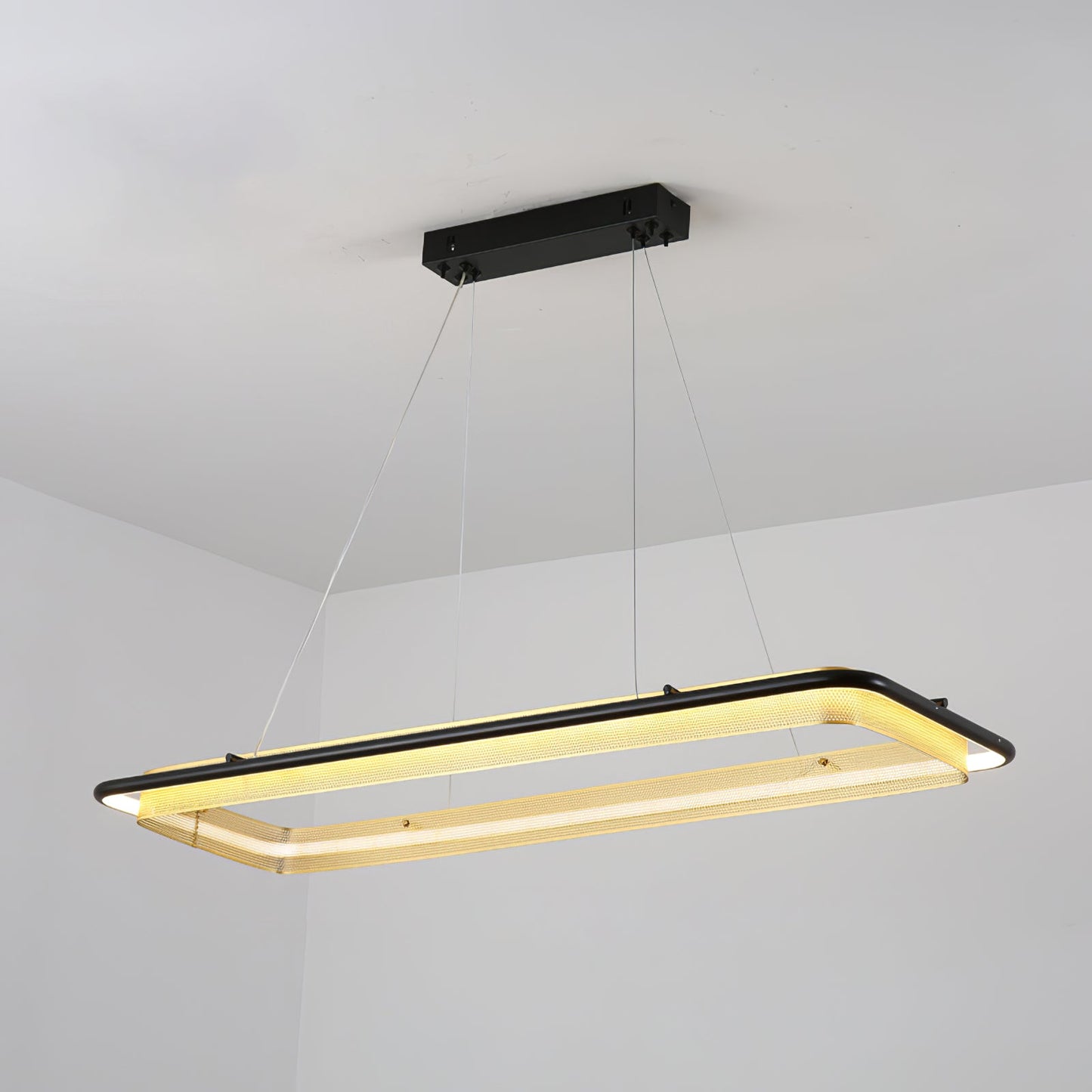 Acrylic LED Round Chandelier - YIOSI