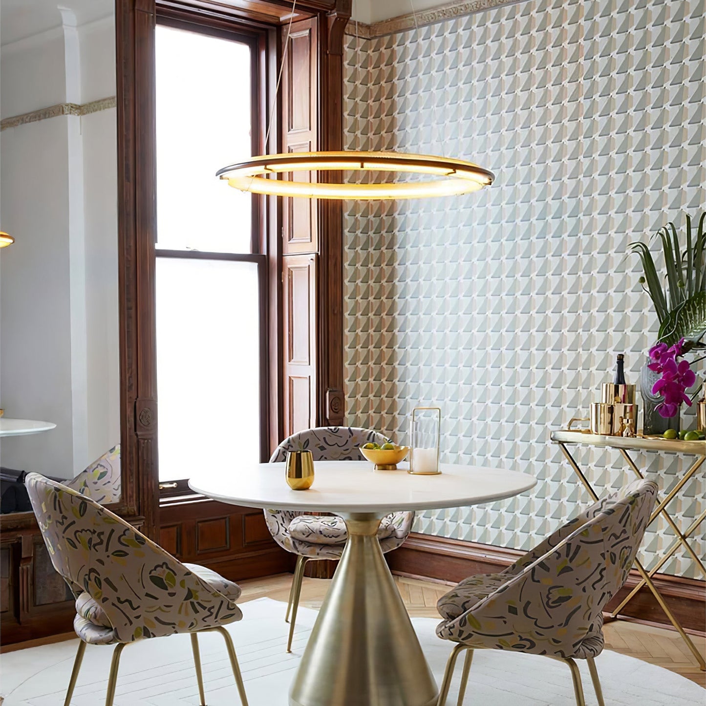 Acrylic LED Round Chandelier - YIOSI